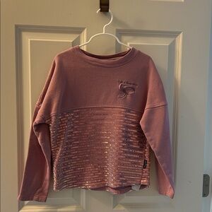 Girls Purple and Sequin Disney Spirit Jersey